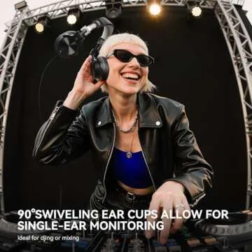 OneOdio A71D Studio Monitor Headphones with Foldable Design