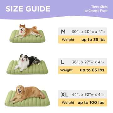 Lesure Orthopedic Dog Bed for Large Dogs - Waterproof & Stylish