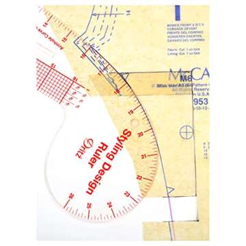 Dritz Styling Design Ruler for Precise Sewing Modifications