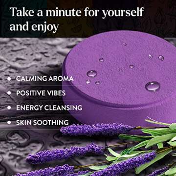 Miracle Made Lavender Shower Steamers for Blissful Relaxation