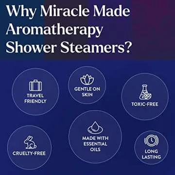 Miracle Made Lavender Shower Steamers for Blissful Relaxation