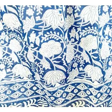 Rastogi Handicrafts 100% Cotton Hand Block Print Kaftan Women’s Apparel Fabric Print Swimsuit Cover-up Beach Kaftan 4