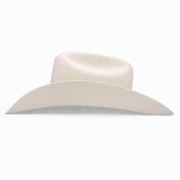 Resistol Men's 2X Pageant Wool Felt Cowboy Hat - White 6 3/4