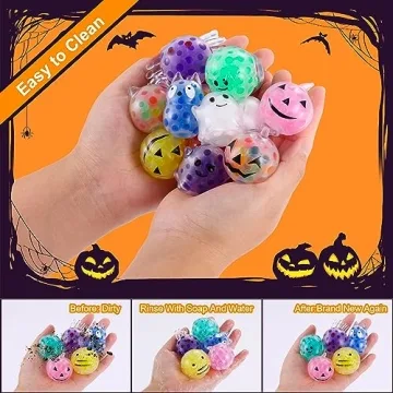 Fun Halloween Party Favors with Squishy Toys for Kids
