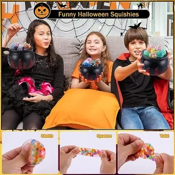 Fun Halloween Party Favors with Squishy Toys for Kids