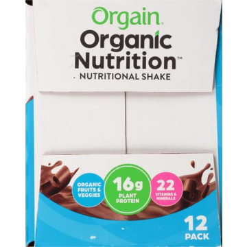Orgain Vegan Nutritional Shake - 16g Protein, 22 Vitamins