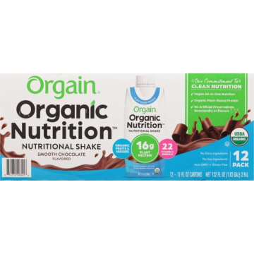 Orgain Vegan Nutritional Shake - 16g Protein, 22 Vitamins