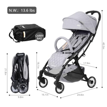 Beberoad Love R2 Compact Travel Stroller for Infants