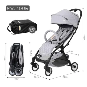 Beberoad Love R2 Compact Travel Stroller for Infants