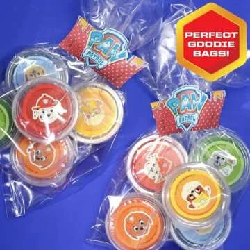 Paw Patrol Dough Party Pack – 25 Colorful Sensory Toys