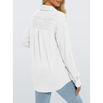 Yovela Women's Oversized Button Down Shirt for Stylish Versatility