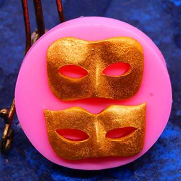 Mity Rain Mask Silicone Mold Set for Cake and Crafting