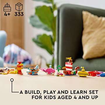 LEGO Classic Creative Ocean Fun 11018 Building Toy Set for Kids, Boys, and Girls Ages 4+ (333 Pieces...