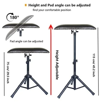 HUOXOU XL Tattoo Arm Rest - Adjustable, Heavy Duty, Comfort