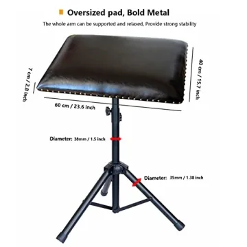 HUOXOU XL Tattoo Arm Rest - Adjustable, Heavy Duty, Comfort