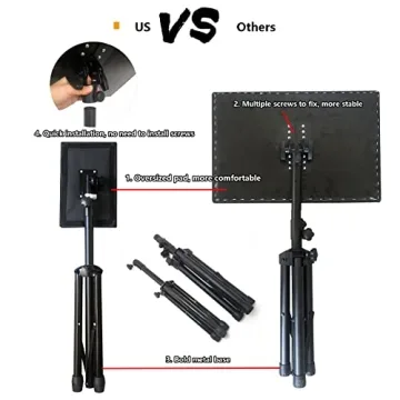 HUOXOU XL Tattoo Arm Rest - Adjustable, Heavy Duty, Comfort