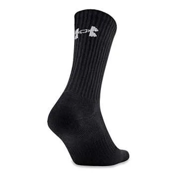 Under Armour Cotton Crew Socks - Comfort & Durability (6 Pairs)
