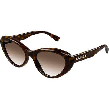 Gucci GG1170S 002 Havana/Brown Cat-eye Women's Sunglasses - Chic Style