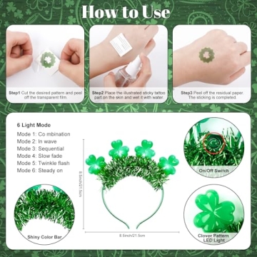 Amandir St. Patricks Day Party Favors Accessories