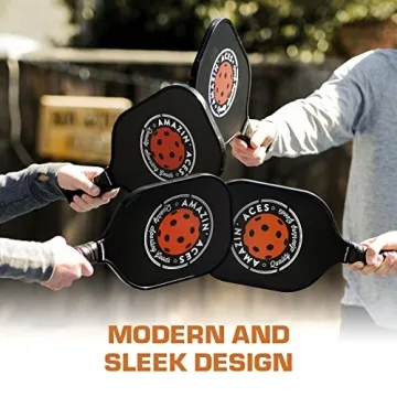 Amazin' Aces Graphite Pickleball Paddle Set for All Ages
