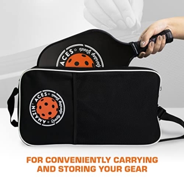 Amazin' Aces Graphite Pickleball Paddle Set for All Ages