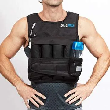 RUNmax RUNFast RM_20 Weighted Vest - 20 lb Adjustable Gear