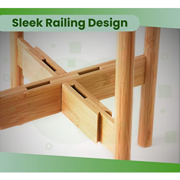 ZPirates Adjustable Plant Stand for 8-12 Inch Pots