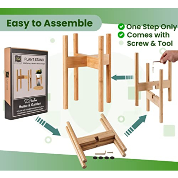 ZPirates Adjustable Plant Stand for 8-12 Inch Pots