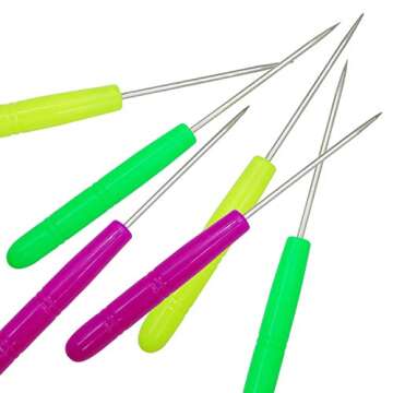 10 Pieces Sugar Stir Needle Cookie Scribe Tool Cookie Decorating Supplies Royal Icing Cookie Decorating Kit Royal Icing Tools for Fondant Royal Icing Sugar Cookies Chocolate Cake Decoration