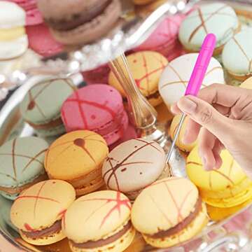 10 Pieces Sugar Stir Needle Cookie Scribe Tool Cookie Decorating Supplies Royal Icing Cookie Decorating Kit Royal Icing Tools for Fondant Royal Icing Sugar Cookies Chocolate Cake Decoration