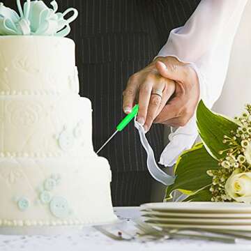 10 Pieces Sugar Stir Needle Cookie Scribe Tool Cookie Decorating Supplies Royal Icing Cookie Decorating Kit Royal Icing Tools for Fondant Royal Icing Sugar Cookies Chocolate Cake Decoration