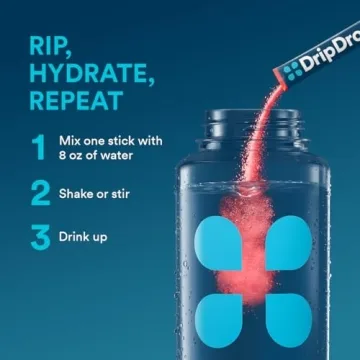 DripDrop Hydration Juicy Variety Pack - Delicious Electrolyte Drink