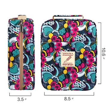 Spacious qianshan Pencil Case Holder for 202 Pencils & Gel Pens