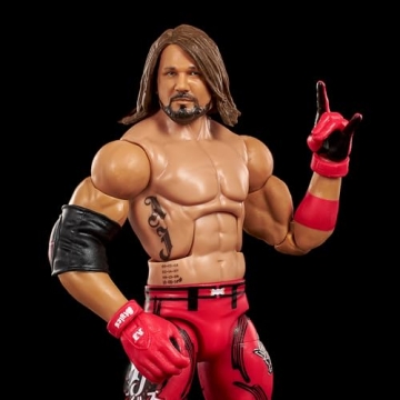 WWE AJ Styles Elite Collection Action Figure - 6-inch Detail