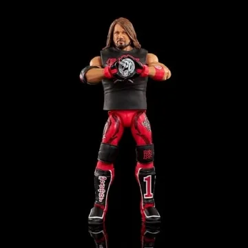 WWE AJ Styles Elite Collection Action Figure - 6-inch Detail