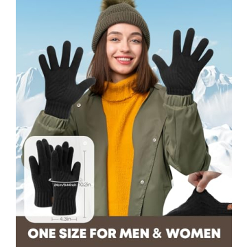 CHENMEI Warm TouchScreen Winter Gloves for All