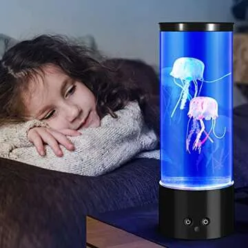 Color Changing Jellyfish Lava Lamp for Home & Office