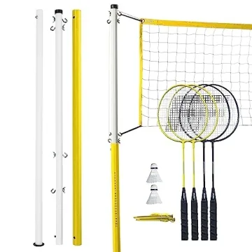 Franklin Sports Badminton Set for Family Fun Outdoors