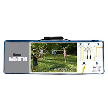 Franklin Sports Badminton Set for Family Fun Outdoors