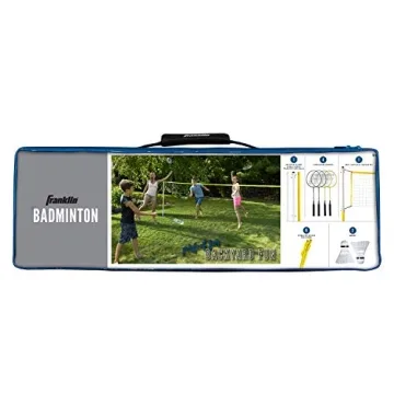 Franklin Sports Badminton Set for Family Fun Outdoors