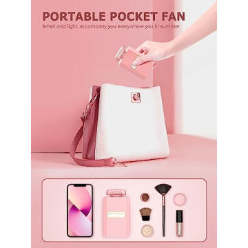 JENTXON Stylish Handheld Fan for Cool Comfort