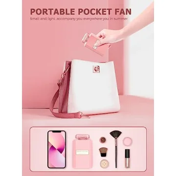 JENTXON Stylish Handheld Fan for Cool Comfort