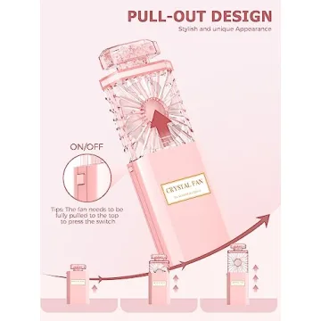 JENTXON Stylish Handheld Fan for Cool Comfort