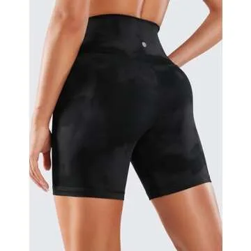 CRZ YOGA Women's 6" Naked Feeling Biker Shorts - Perfect for Yoga & Running
