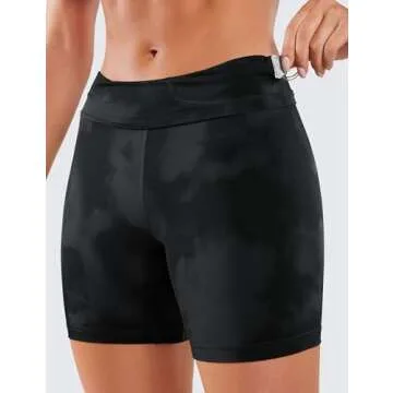 CRZ YOGA Women's 6" Naked Feeling Biker Shorts