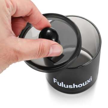 3 PACK Qtip Holder Dispenser - Stylish Bathroom Organizers