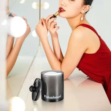 3 PACK Qtip Holder Dispenser - Stylish Bathroom Organizers