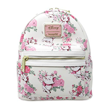 Loungefly Disney The Aristocats Marie Floral Allover-Print Mini Backpack WDBK0335