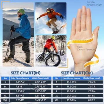 Bruvoalon Winter Gloves for All, 3M Thermal Insulation, Touchscreen