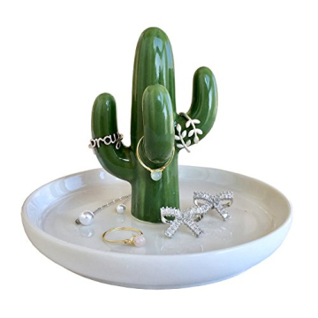 Charming Cactus Ring Holder for Jewelry Organization